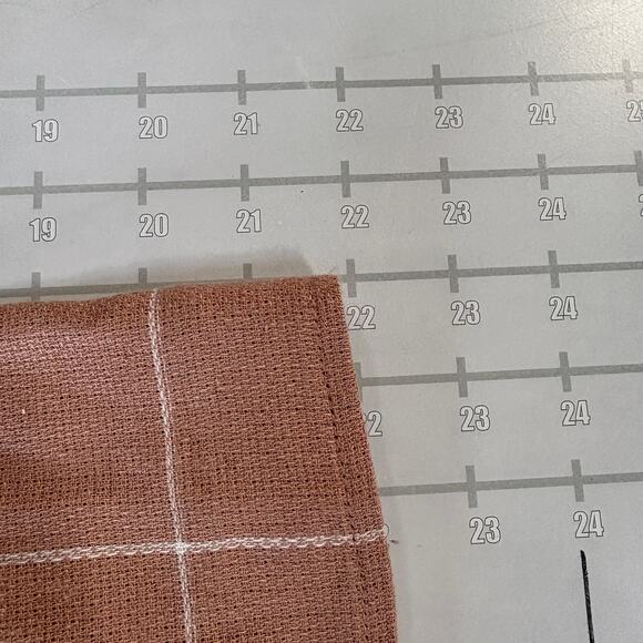 New Madewell Linen Blazer Jacket Womens S Pink Breezewoven Larsen Windowpane - Picture 10 of 11